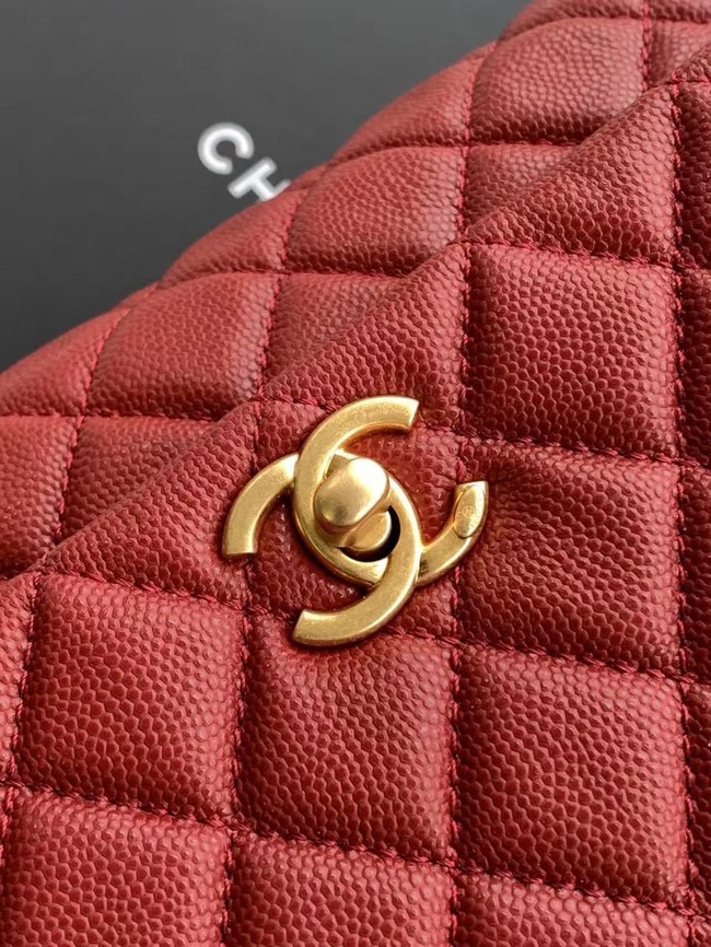 Chanel FLAP BAG WITH TOP HANDLE 92990-11