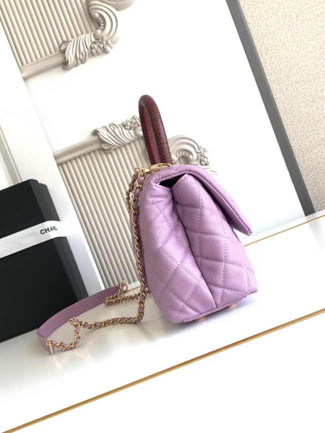Chanel FLAP BAG WITH TOP HANDLE 92990-13
