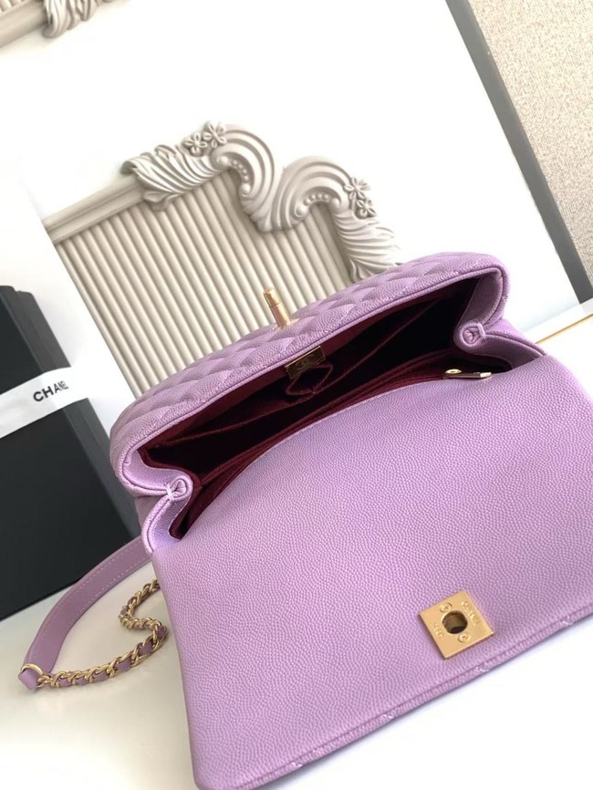 Chanel FLAP BAG WITH TOP HANDLE 92990-14