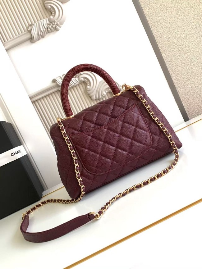 Chanel FLAP BAG WITH TOP HANDLE 92990-7
