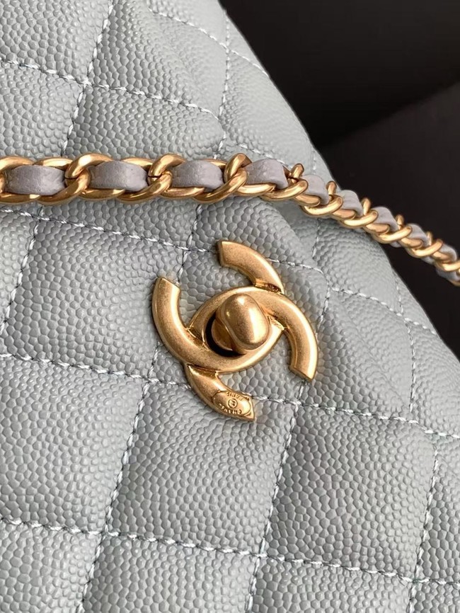 Chanel MINI FLAP BAG WITH TOP HANDLE AS2215-5