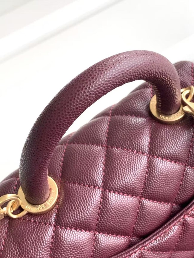 Chanel MINI FLAP BAG WITH TOP HANDLE AS2215-8