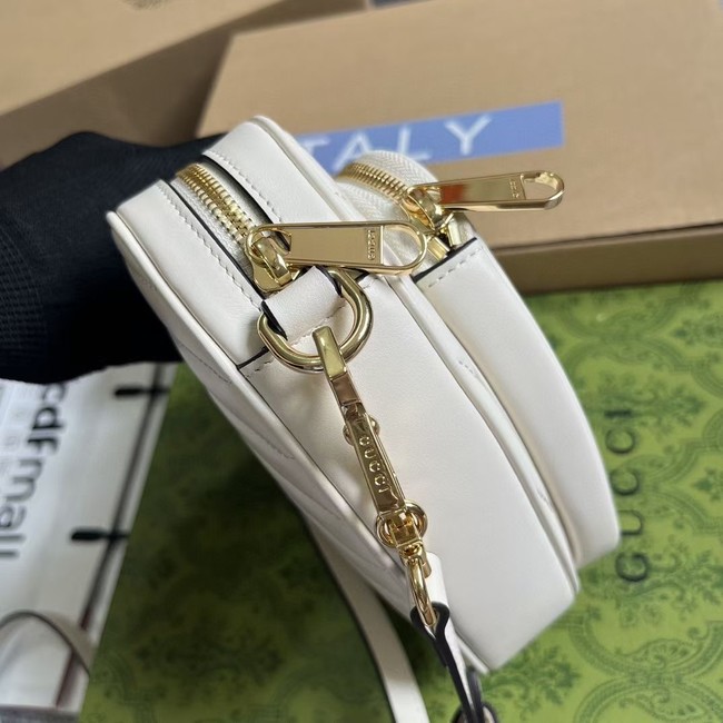 GUCCI GG MARMONT SMALL SHOULDER BAG 751628 WHITE