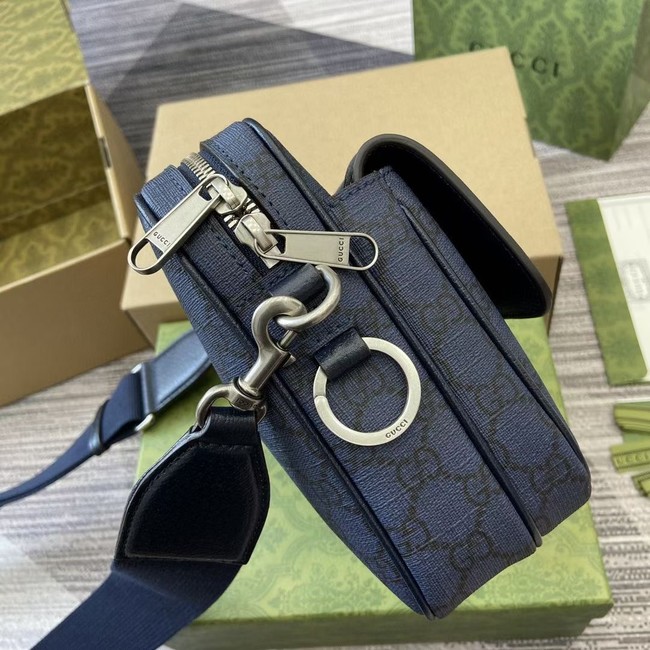 GUCCI OPHIDIA SMALL CROSSBODYBAG 802170 Dark blue