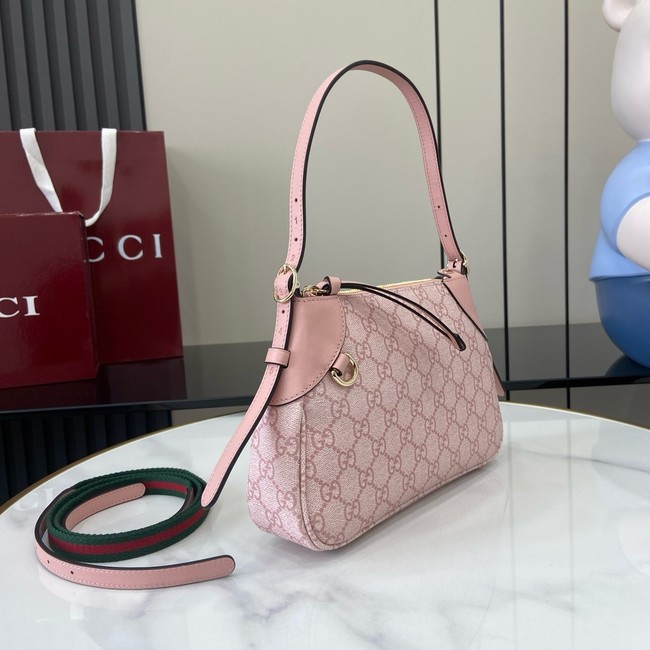 Gucci GG EMBLEM SMALL SHOULDER BAG 815218 pink