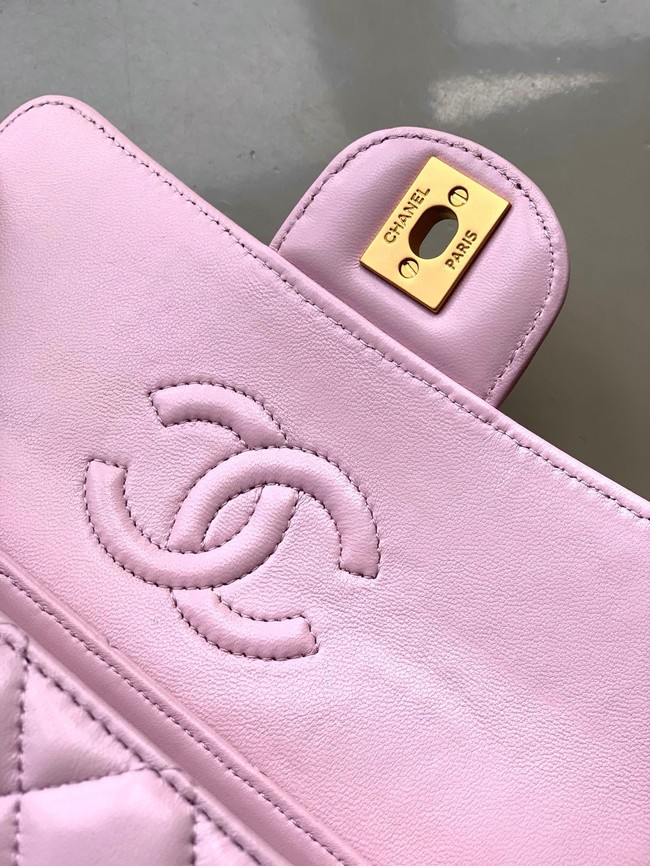 Chanel MINI FLAP BAG WITH TOP HANDLE AS5354 pink