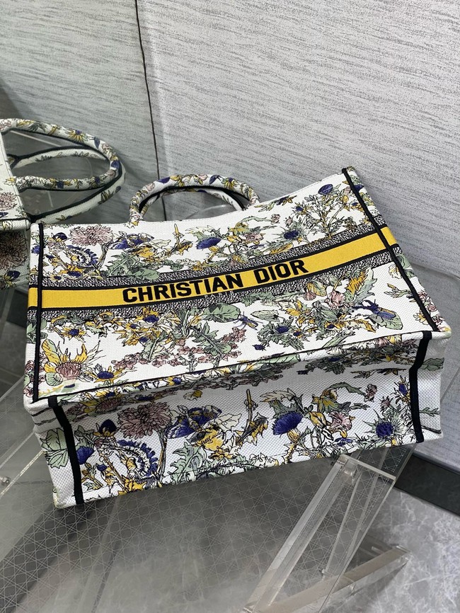 Large Dior Book Tote Embroidery Embroidery M1286ZEDX-3