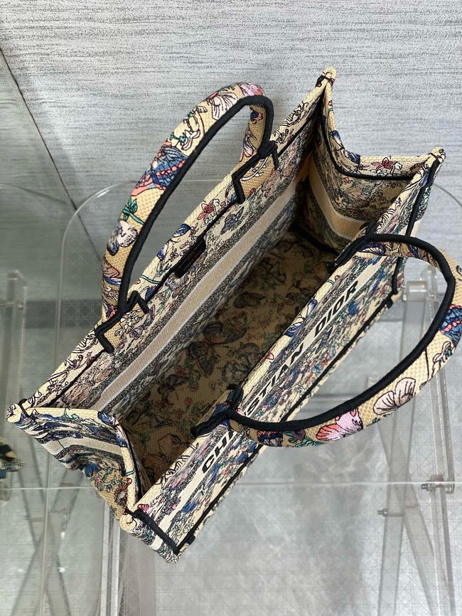 Medium Dior Book Tote Embroidery Embroidery M1296ZTDT-1