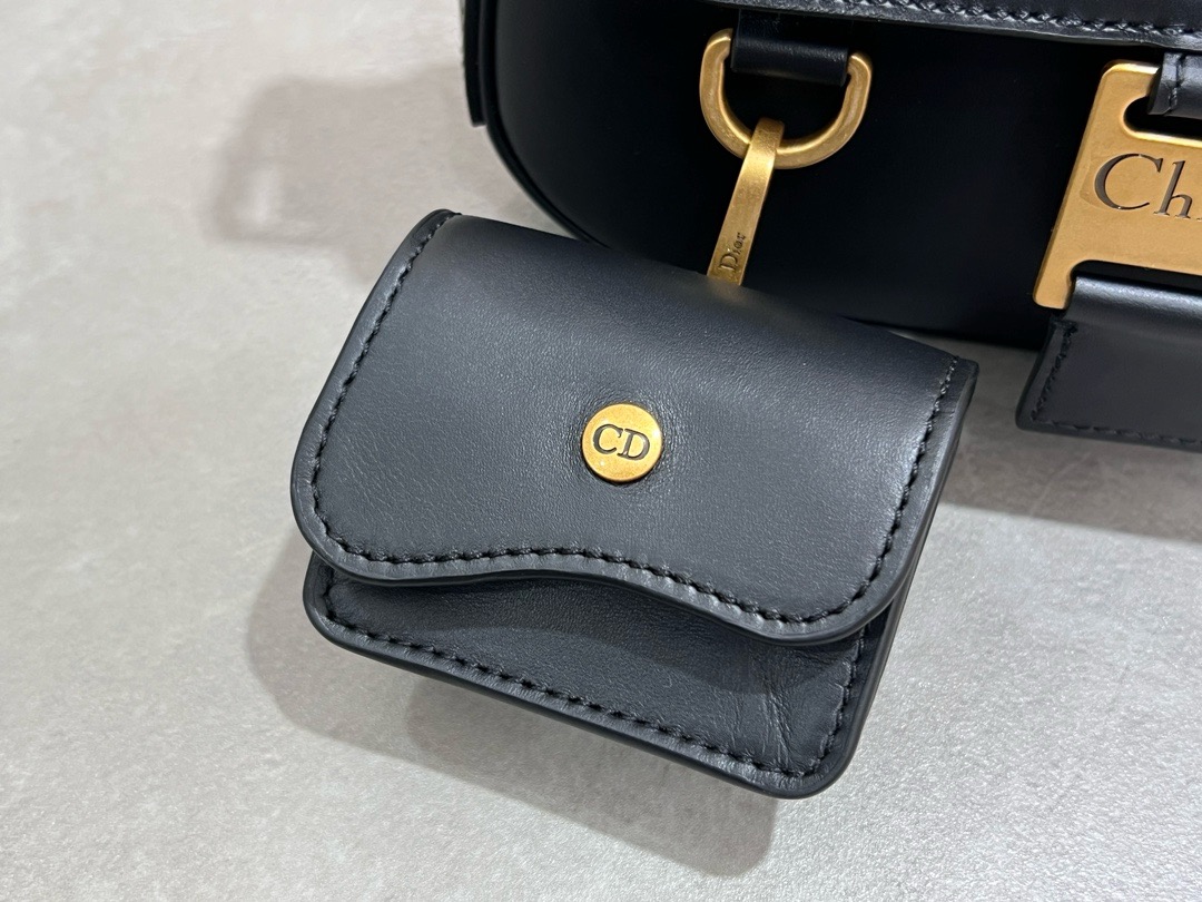 Dior Small Streetchic Bag mooth Calfskin M3913CDKV black