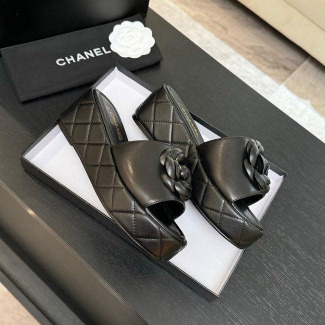 Chanel WOMENS Slippers High heels 7CM 44870-2