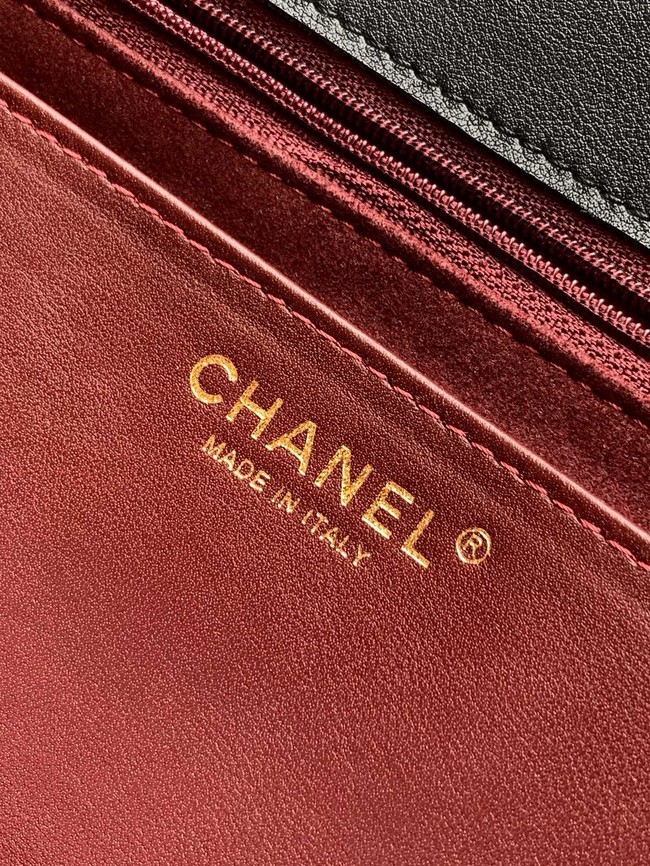 Chanel Medium FLAP BAG WITH TOP HANDLE AS5447 BLACK