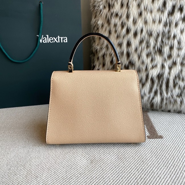 Valextra Iside Top Handle Mini Bag 00359 Nude
