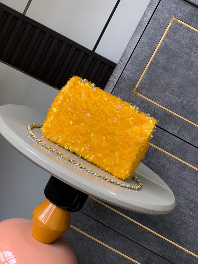 Chanel FLAP BAG AS4561 Yellow