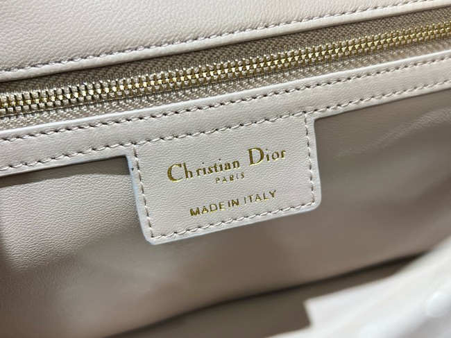 Dior Medium Soft Dior Caro Bag Macrocannage Lambskin M9253UHPA gray