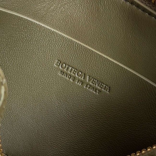 Bottega Veneta Intrecciato Concert Pouch 794258 Travertine