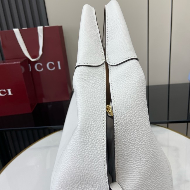 GUCCI SOFTBIT MAXI SHOULDER BAG 837466 white