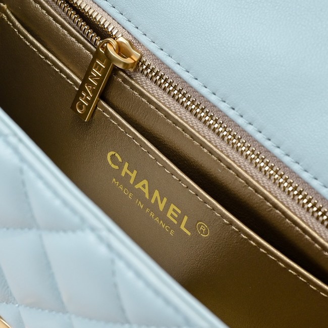 Chanel SMALL FLAP BAG AS1787 light Blue