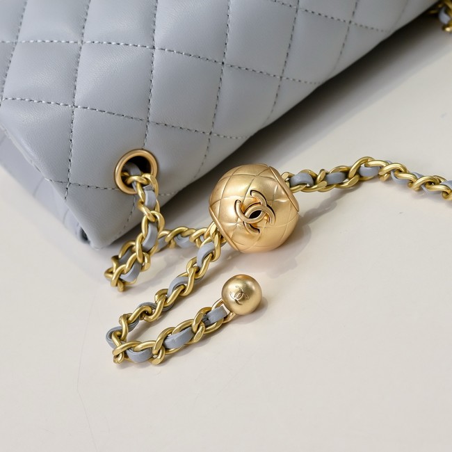 Chanel SMALL FLAP BAG AS1787 light gray