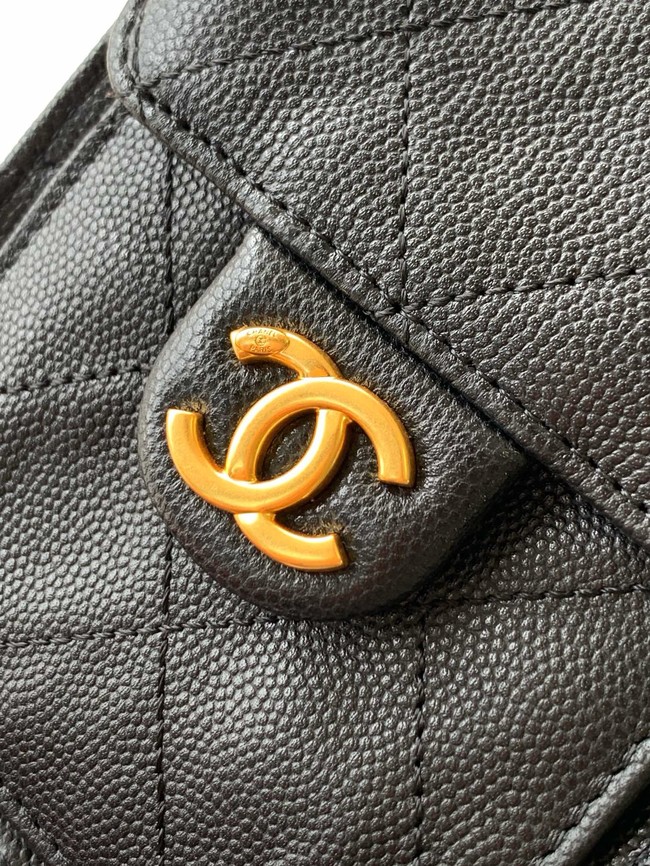 CHANEL 25 MINI HANDBAG AS5631 black