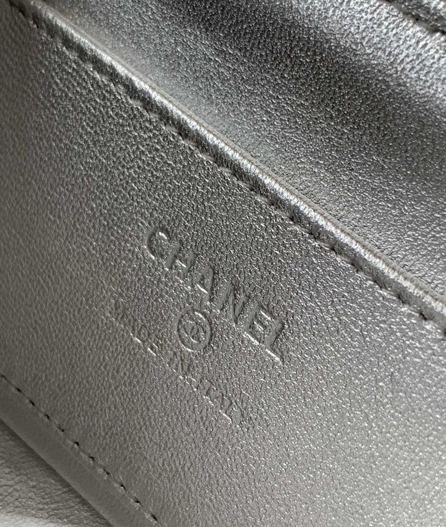 Chanel CLASSIC Original Lambskin 11.12 HANDBAG AS6563 Silver