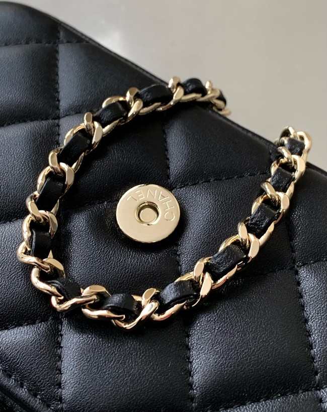 Chanel CLASSIC Original Lambskin 11.12 HANDBAG AS6563 black