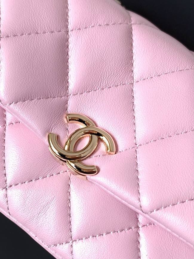 Chanel CLASSIC Original Lambskin 11.12 HANDBAG AS6563 pink