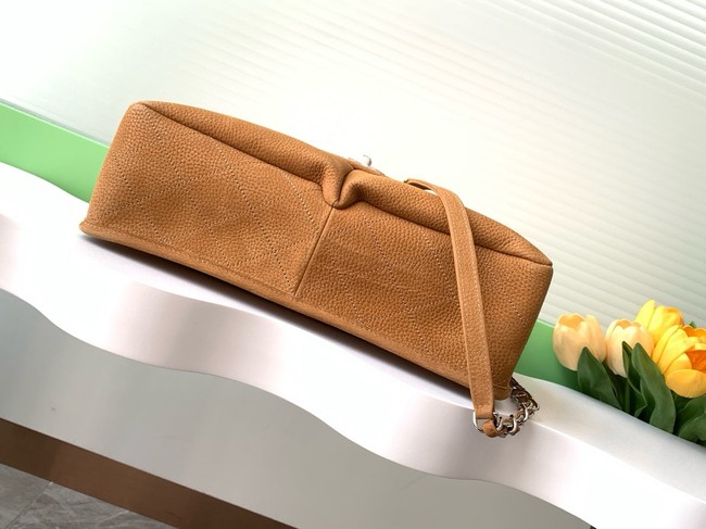 Chanel MAXI FLAP BAG Shoulder Bag AS6068 tan