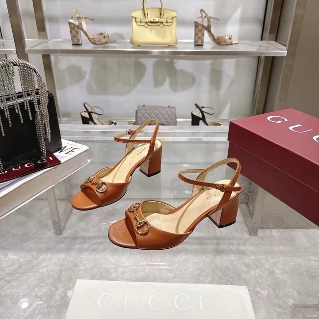 Gucci WOMENS HORSEBIT SANDAL 44938-4