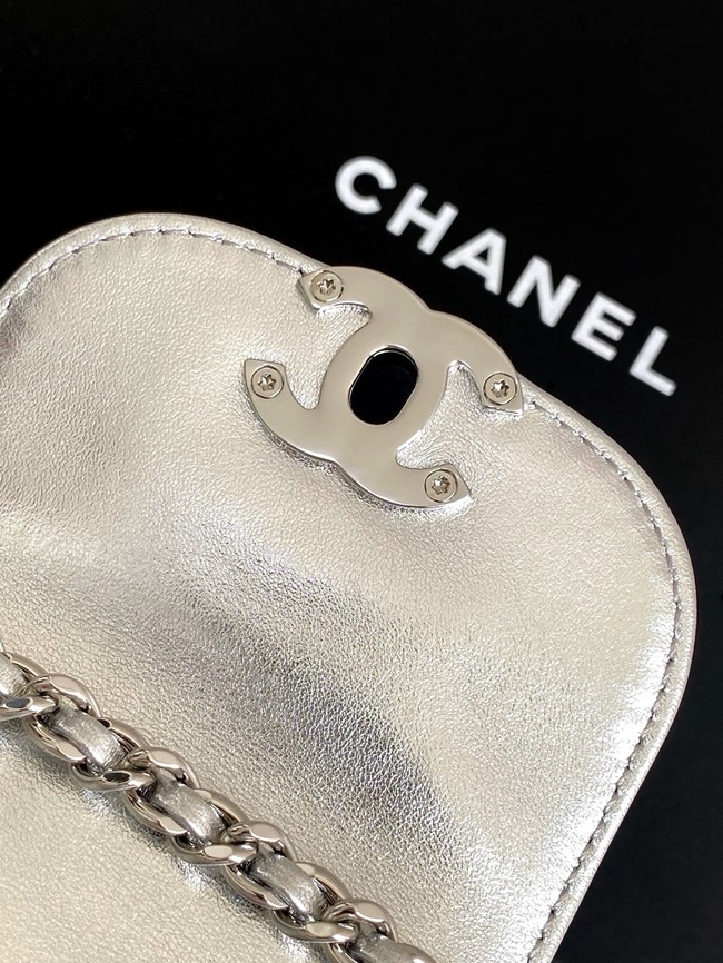 Chanel MINI SHOPPING BAG AS4416 Silver