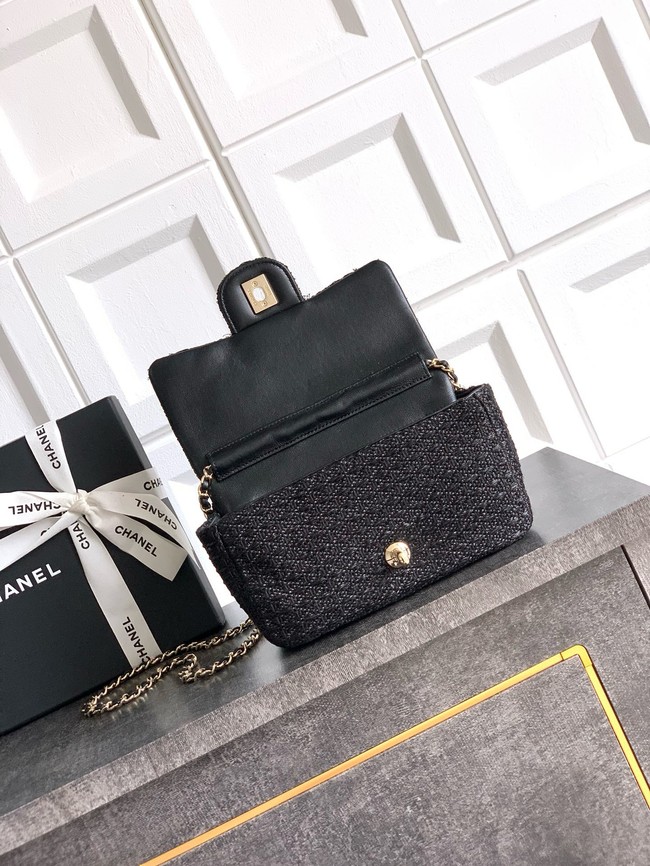 Chanel Classic Wallet On Chain AS5279 black