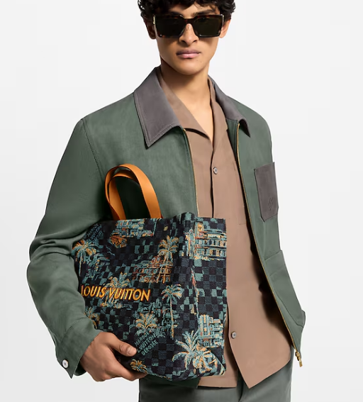 Louis Vuitton Shopper Tote MM N00218 Marina Blue Louis Vuitton Shopper Tote MM N00218 Marina Blue