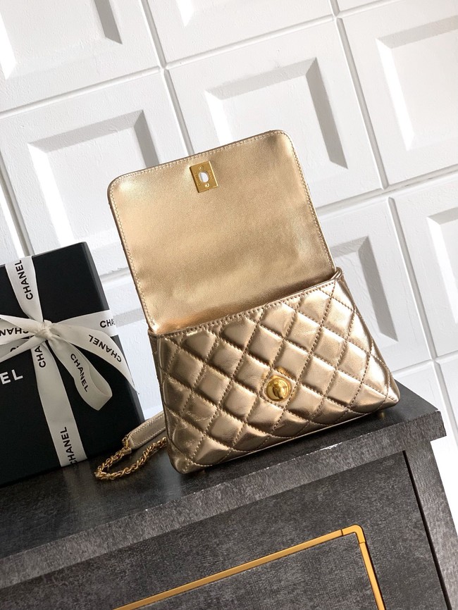 Chanel FLAP BAG WITH TOP HANDLE 92990-18
