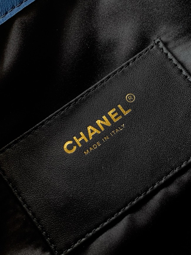 CHANEL 25 SMALL HANDBAG AS5293 dark blue