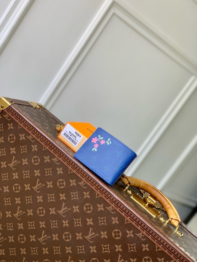 Louis Vuitton NEW Slender Wallet M15326 blue