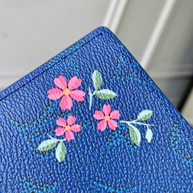 Louis Vuitton NEW Slender Wallet M15326 blue