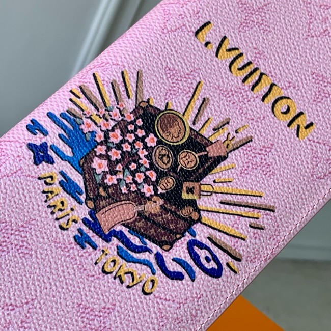 Louis Vuitton Brazza Wallet M25985 pink