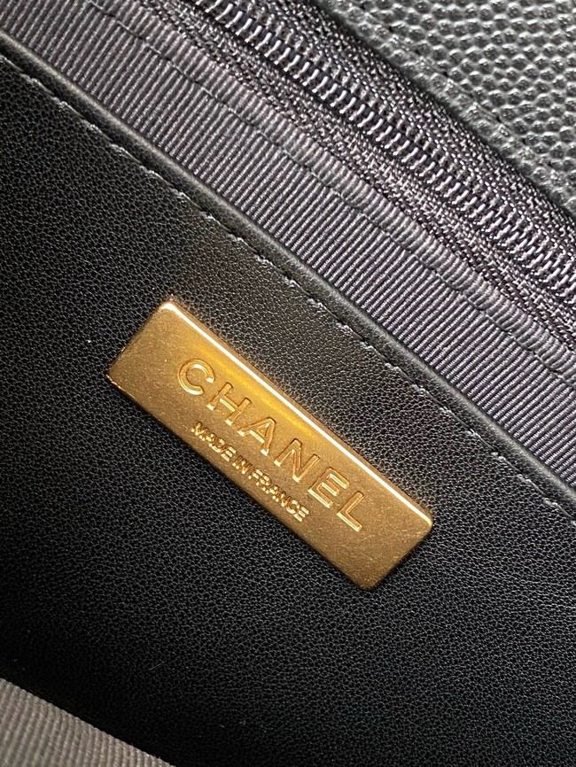 Chanel Flap Bag With Top Handle AS3653 Black