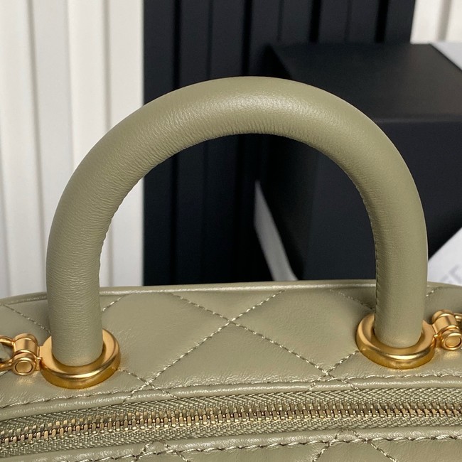 Chanel Mini Bowling Bag AS5572 green