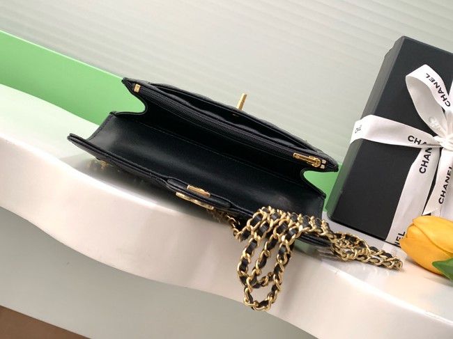 Chanel Wallet On Chain AP4674 black