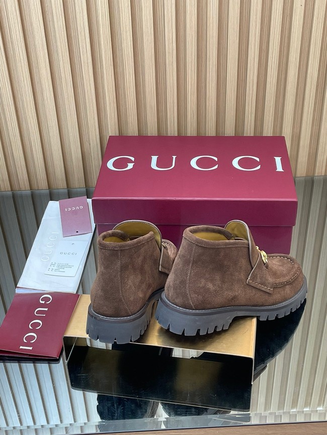 Gucci Womens Horsebit ankle boot 45020-2