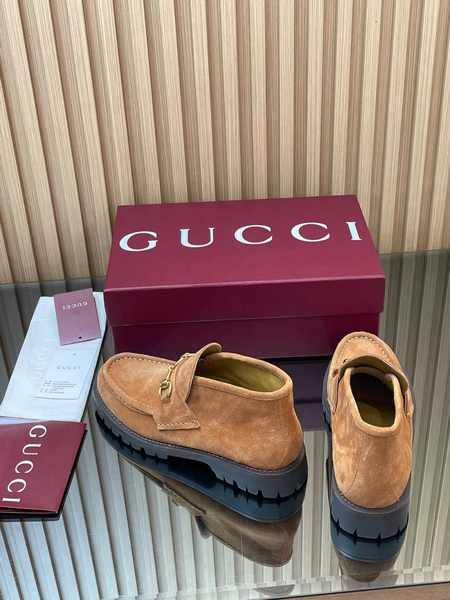 Gucci Womens Horsebit ankle boot 45020-6