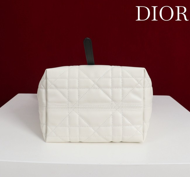 Small Dior Toujours Vertical Tote Bag M2835OSNW white&black