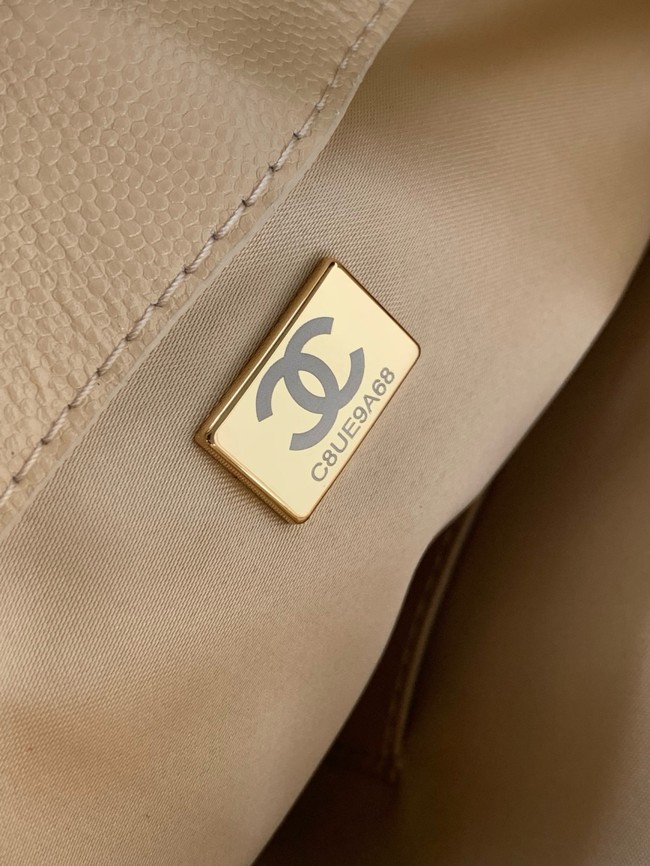 CHANEL 25 Medium Handbag AS5311 Dark Beige