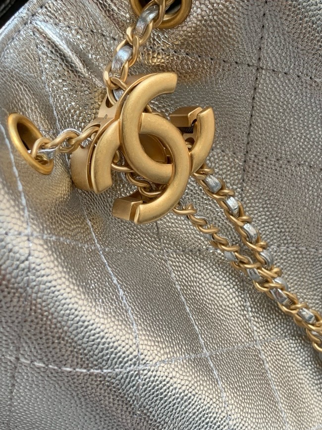 CHANEL 25 Medium Handbag AS5311 Silvery