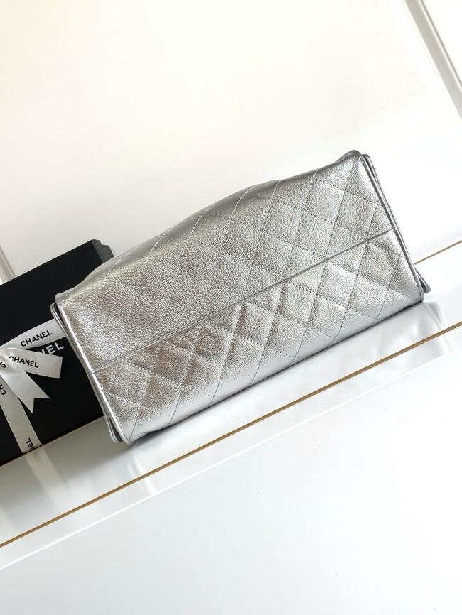 CHANEL 25 Medium Handbag AS5311 Silvery
