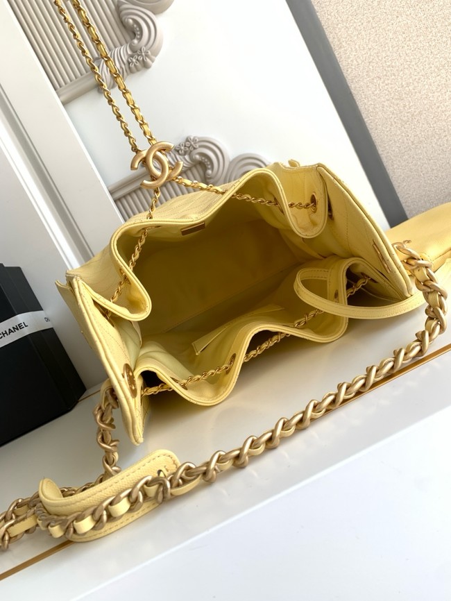 CHANEL 25 Medium Handbag AS5311 yellow