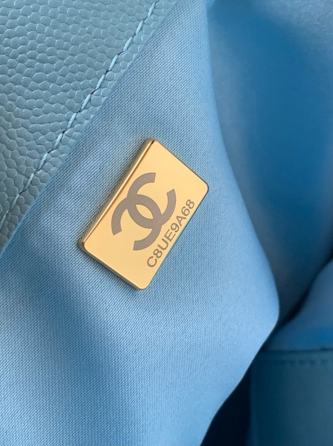 Chanel SUEDE HOBO BAG AS5311 blue