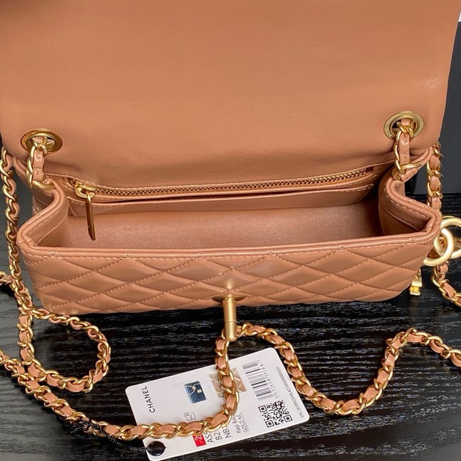 Chanel samll Flap Bag AS5759 Camel