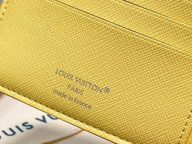 Louis Vuitton Multiple Wallet M14694 White&Yellow