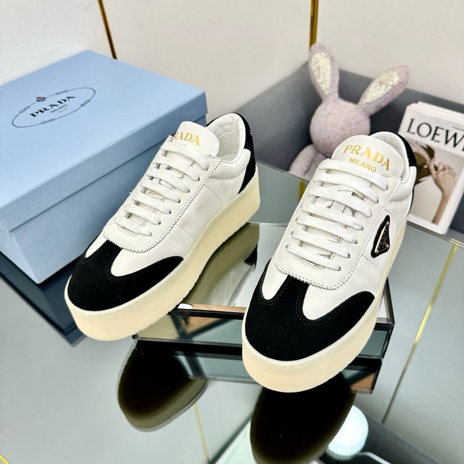 Prada Downtown Bold leather sneakers 45031-2